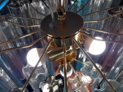 Hot Pamono Multicolour Trunks Chandelier from Murano Glass