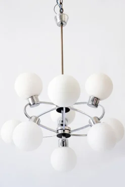 Clearance Pamono Multi-Globe Ceiling Lamp, 1970s