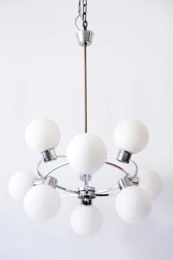 Clearance Pamono Multi-Globe Ceiling Lamp, 1970s