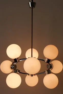 Clearance Pamono Multi-Globe Ceiling Lamp, 1970s