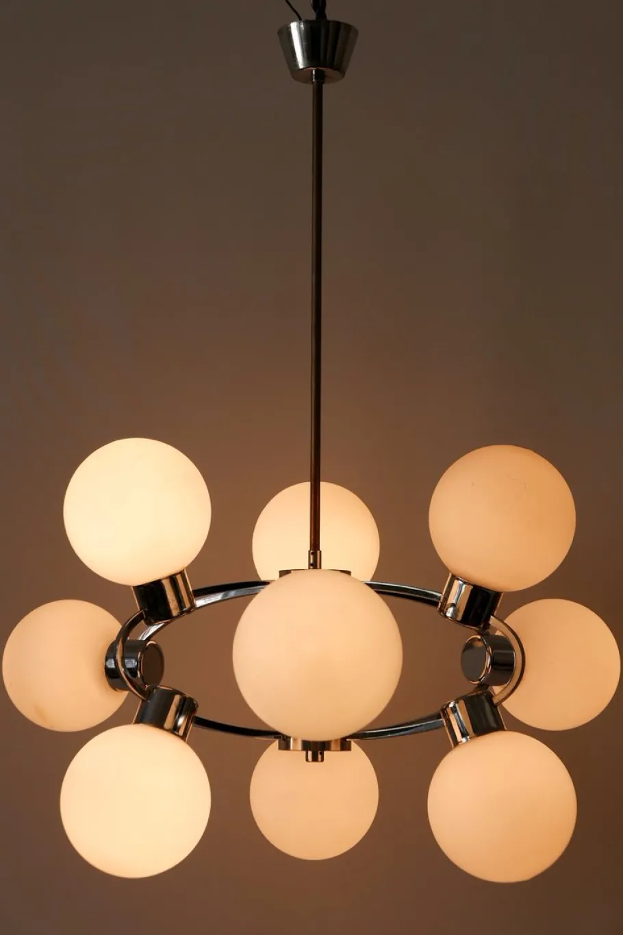 Clearance Pamono Multi-Globe Ceiling Lamp, 1970s