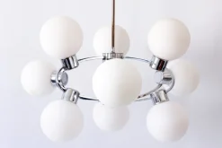 Clearance Pamono Multi-Globe Ceiling Lamp, 1970s