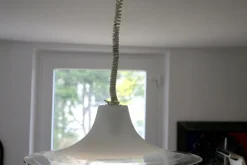 Hot Pamono Murano Ceiling Lamps by Giusto Toso for Leucos, 1970s, Set of 2