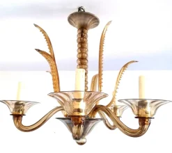 Sale Pamono Murano Chandelier from Barovier & Toso