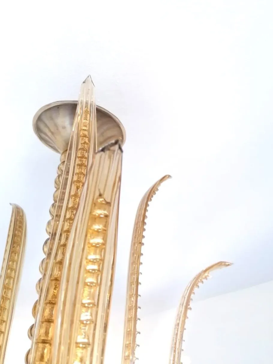 Sale Pamono Murano Chandelier from Barovier & Toso