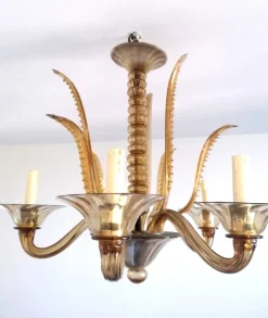 Sale Pamono Murano Chandelier from Barovier & Toso