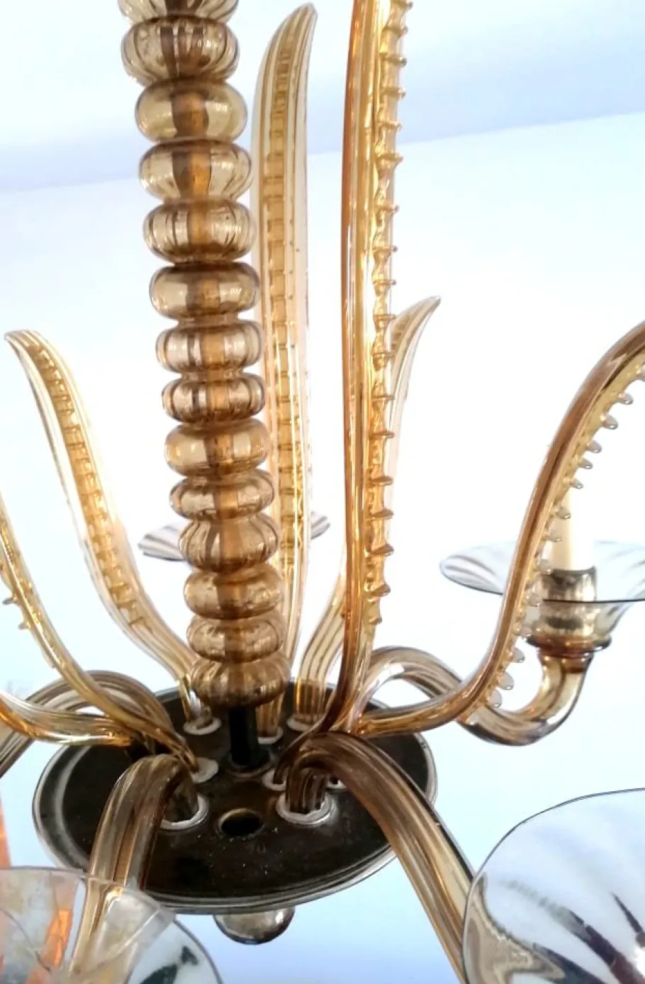 Sale Pamono Murano Chandelier from Barovier & Toso