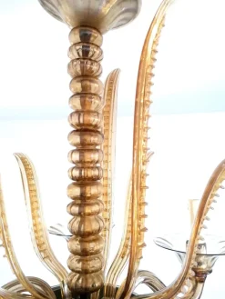 Sale Pamono Murano Chandelier from Barovier & Toso