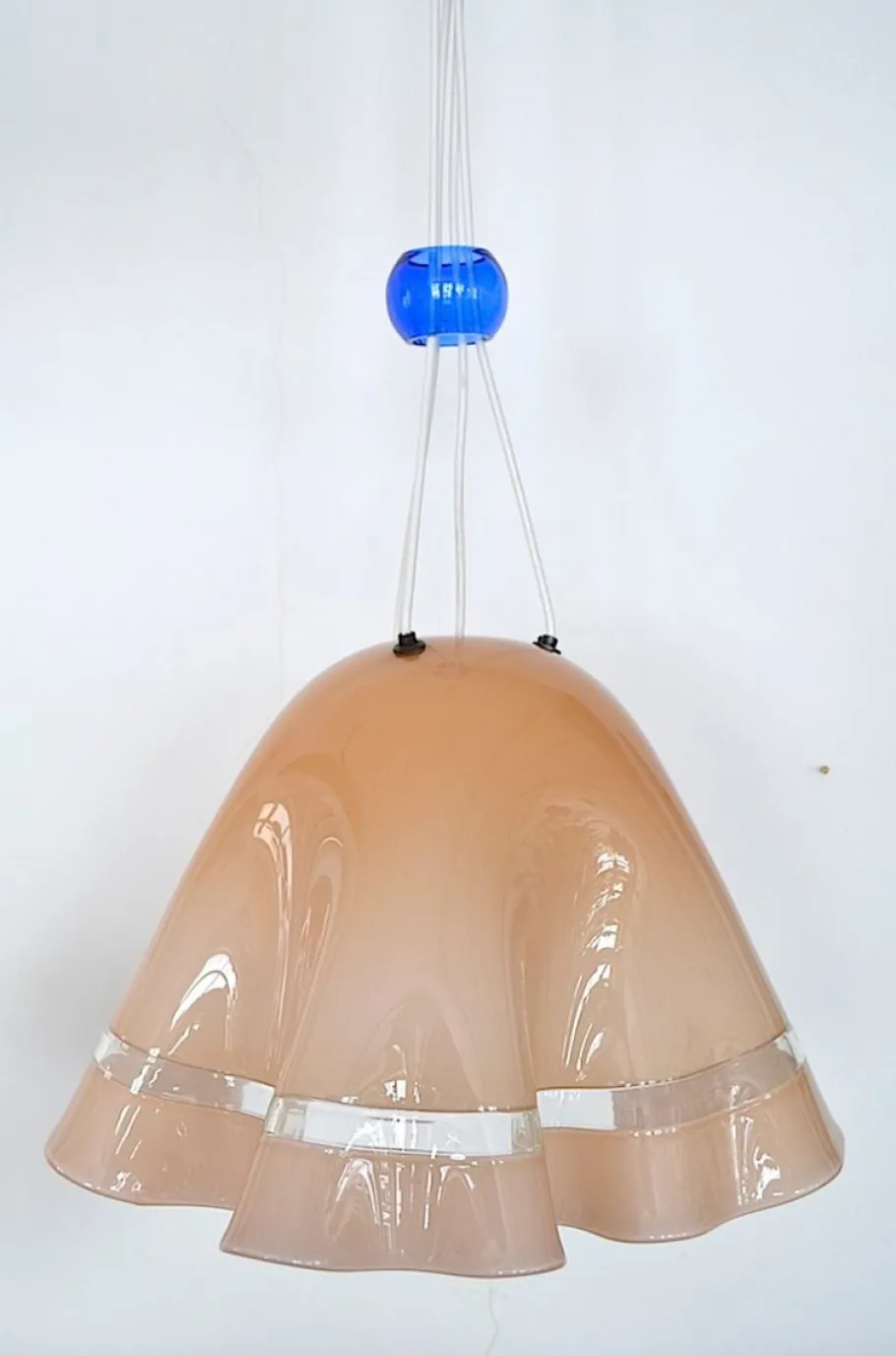 Clearance Pamono Murano Fazzoletto Ceiling Lamp, 1960s