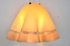 Clearance Pamono Murano Fazzoletto Ceiling Lamp, 1960s