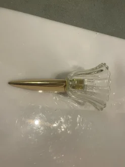 Clearance Pamono Murano Glass & Brass Sconces, 1970s, Set of 2