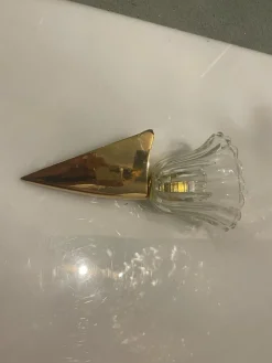 Clearance Pamono Murano Glass & Brass Sconces, 1970s, Set of 2