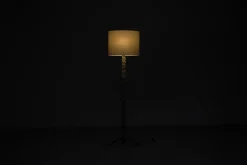 Clearance Pamono Murano Glass and Bronze Floor Lamp attributed to Seguso Vetri, Italy, 1950s.