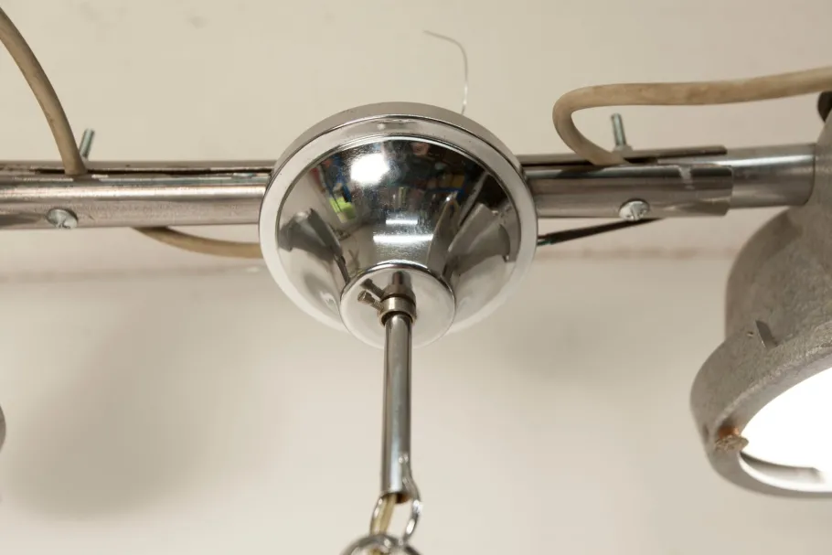 Best Pamono Murano Glass and Teak Chandelier from Mazzega, 1960s