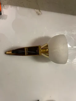 Clearance Pamono Murano Glass Brass Sconces, 1980s, Set of 2