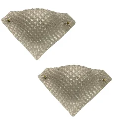 Sale Pamono Murano Glass Bubble Sconces, 1980s, Set of 2