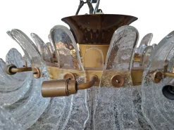 Discount Pamono Murano Glass Ceiling Light, 1950s