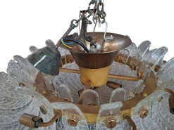 Discount Pamono Murano Glass Ceiling Light, 1950s