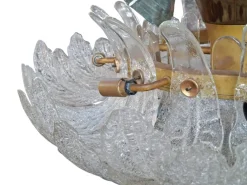 Discount Pamono Murano Glass Ceiling Light, 1950s