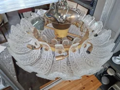 Discount Pamono Murano Glass Ceiling Light, 1950s