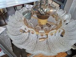 Discount Pamono Murano Glass Ceiling Light, 1950s