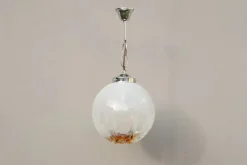 Best Pamono Murano Glass Ceiling Light Sphere from Mazzega