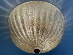 Best Pamono Murano Glass Ceiling Light by Barovier & Toso, Italy, 1960s