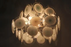Sale Pamono Murano Glass Chandelier from Vistosi, 1970s