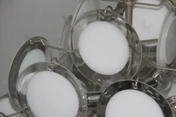 Sale Pamono Murano Glass Chandelier from Vistosi, 1970s