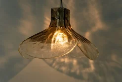 Discount Pamono Murano Glass Chandelier from Kaiser, Germany, 1960s