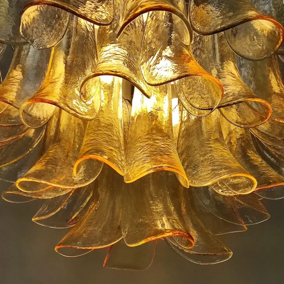 Sale Pamono Murano Glass Chandelier frrom La Murrina, 1970s