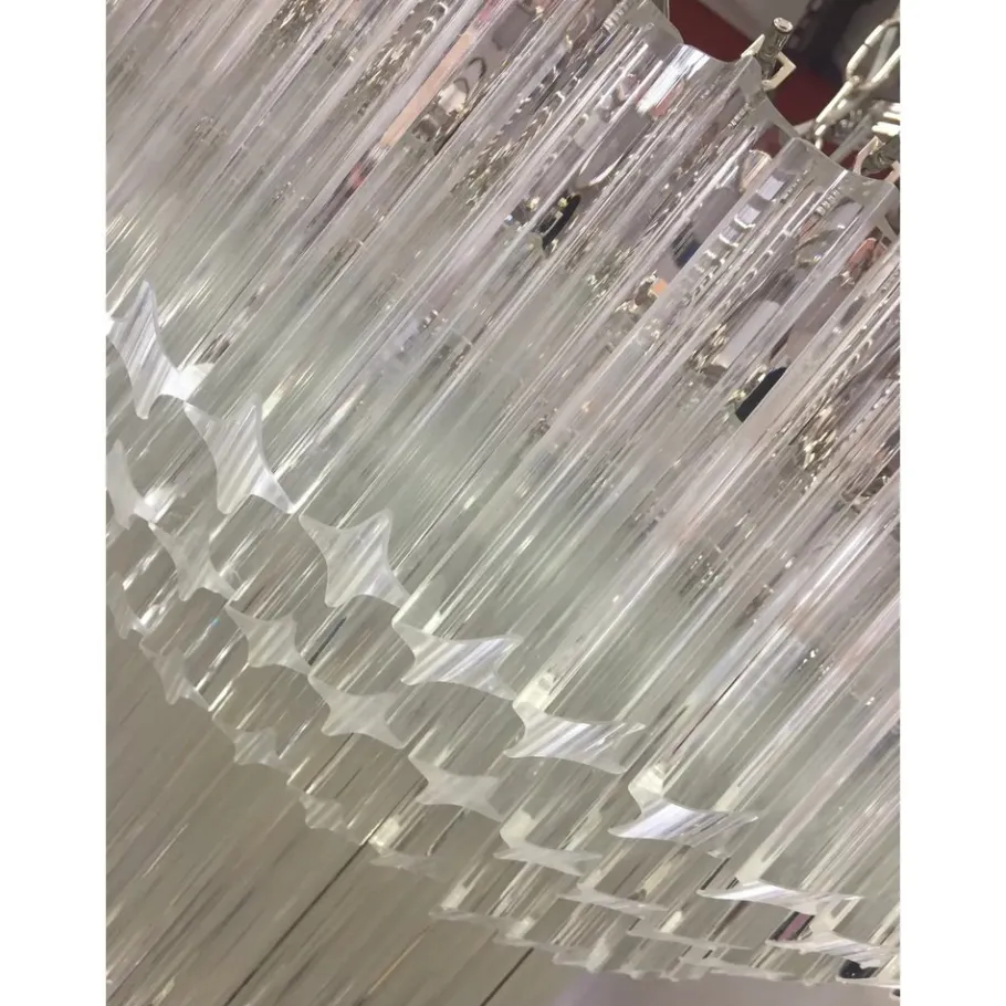 Sale Pamono Murano Glass Chandelier with Quadriedro by Simoeng