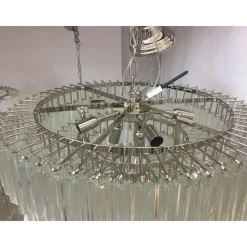 Sale Pamono Murano Glass Chandelier with Quadriedro by Simoeng
