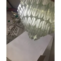 Sale Pamono Murano Glass Chandelier with Quadriedro by Simoeng