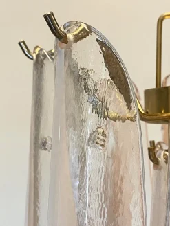 New Pamono Murano Glass Chandeliers from La Murrina, 1980s, Set of 2