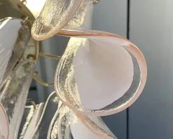 New Pamono Murano Glass Chandeliers from La Murrina, 1980s, Set of 2