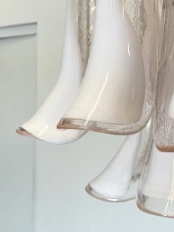 New Pamono Murano Glass Chandeliers from La Murrina, 1980s, Set of 2