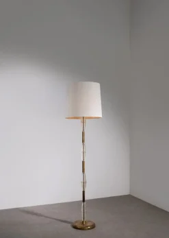 Discount Pamono Murano Glass Floor Lamp from Barovier and Toso, 1950s