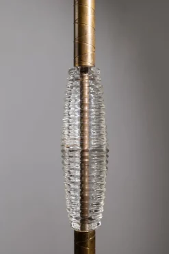 Discount Pamono Murano Glass Floor Lamp from Barovier and Toso, 1950s