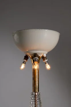 Discount Pamono Murano Glass Floor Lamp from Barovier and Toso, 1950s