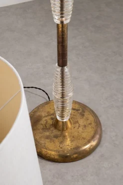 Discount Pamono Murano Glass Floor Lamp from Barovier and Toso, 1950s