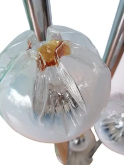 Discount Pamono Murano Glass Floor Lamp with 5 Light Points by Toni Zuccheri for VeArt, 1970s