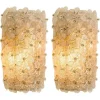 Discount Pamono Murano Glass Floral Wall Sconces, Italy, 1960s, Set of 2