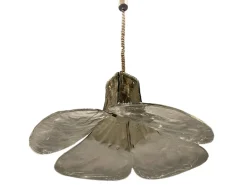 Hot Pamono Murano Glass Flower Pendant Light, 1960s