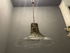 Hot Pamono Murano Glass Flower Pendant Light, 1960s