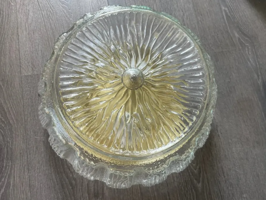 Discount Pamono Murano Glass Flush Mount from Staff, Germany, 1970s, Set of 2