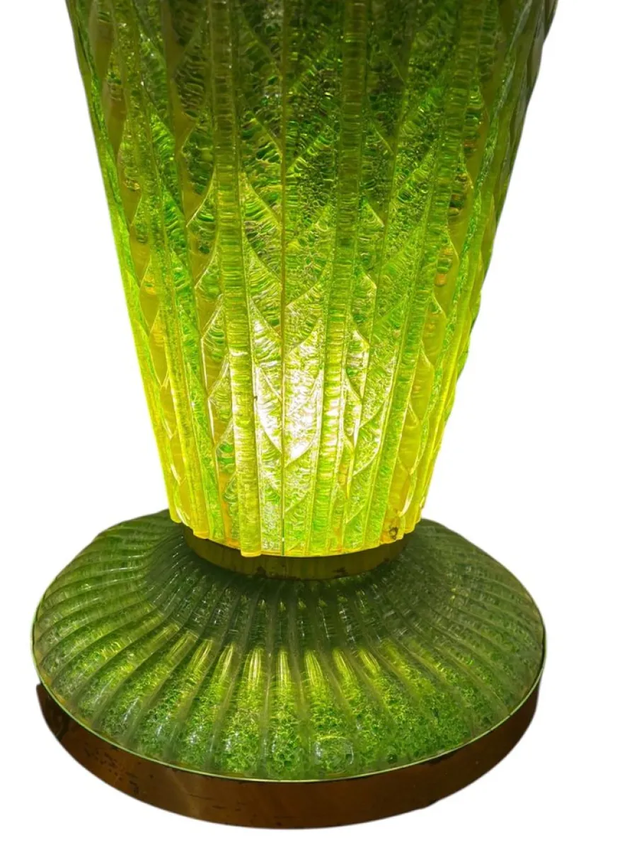 Hot Pamono Murano Glass Fountain Lamp by Barovier, 1960s