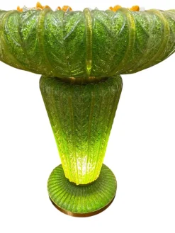 Hot Pamono Murano Glass Fountain Lamp by Barovier, 1960s