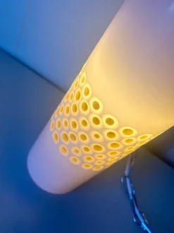 New Pamono Murano Glass Honeycomb Pendant Lamp, 1996