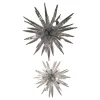 Hot Pamono Murano Glass Ice Clear Sputnik Chandeliers by Simoeng, Set of 2